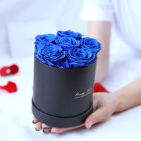 Eternal Life Flower Immortal Rose with Hug Bucket Romantic Valentines Day Gift